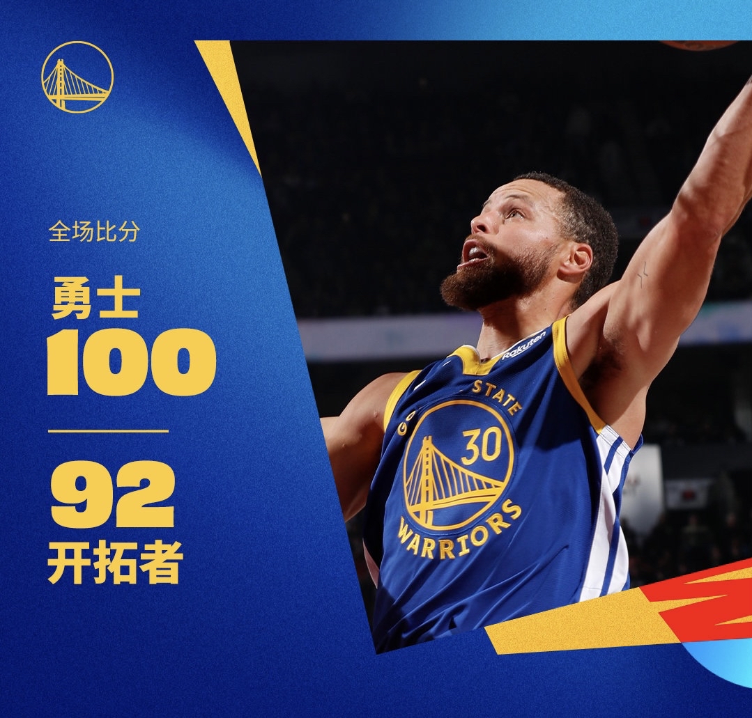 勇士队夺得重要胜利，开启连胜模式